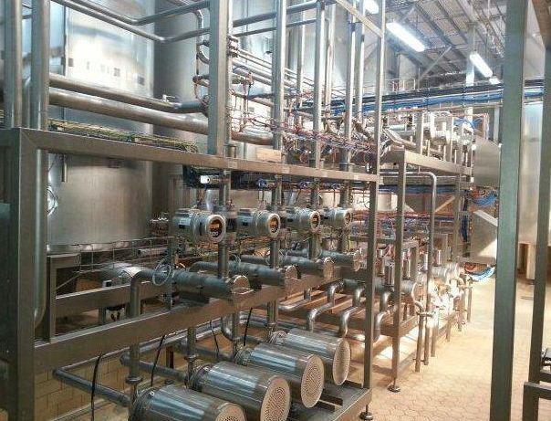 Food Grade Sanitary Piping Installation
